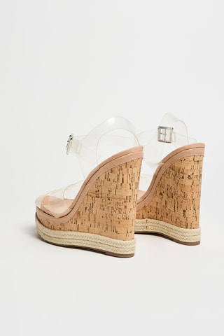 Sandalias de cuña Maven - Blanco