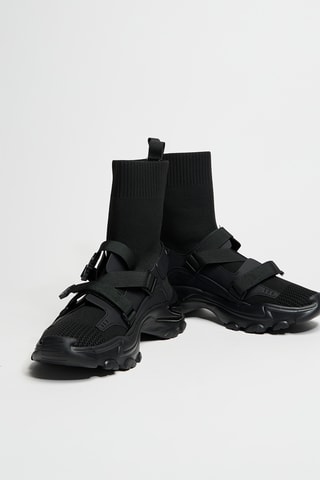 Zapatillas estilo calcetín Move - Negro