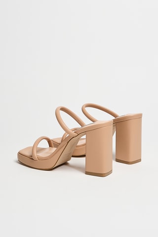 Sandalias de tacón Polly - Beige