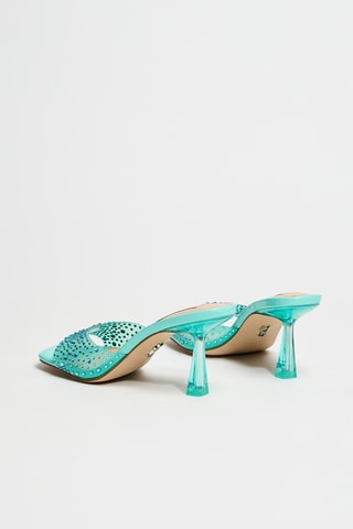 Sandalias de tacón Sea -  Azul y beige