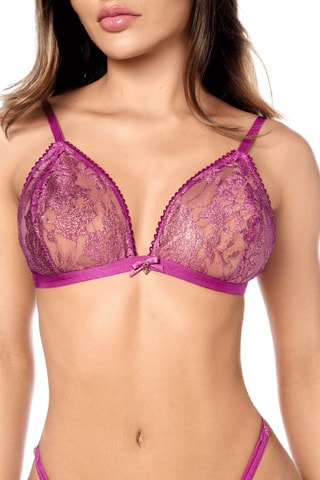 Soutien-gorge et string - Rose