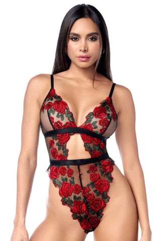 Body-string - Noir et rouge