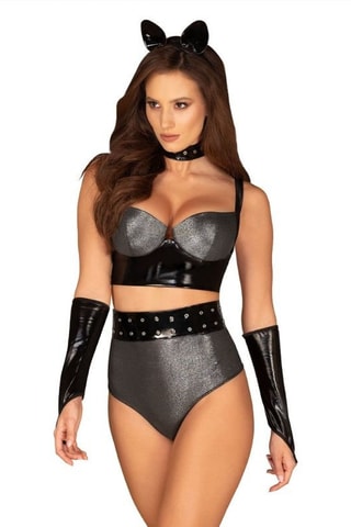 Ensemble 6 pièces taille haute - Argenté