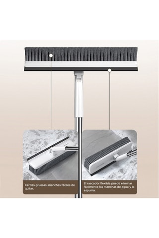 Brosse de nettoyage avec manche - 24,5 x 135 x 7,5 cm