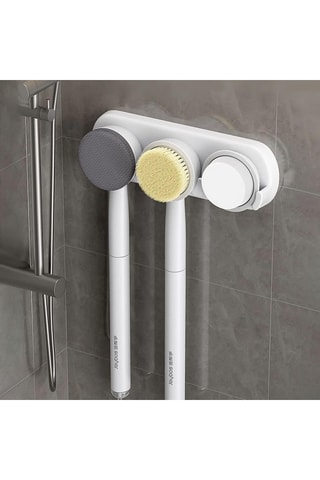 Brosse de douche 3-en-1 - Blanc