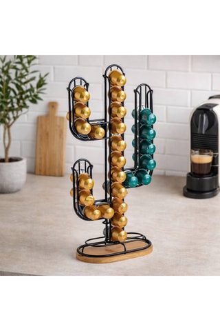 Porte-capsules de café Nespresso - 50 unités - Noir