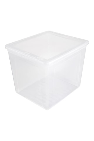 Boîte de rangement Sans BPA - 30 l - Blanc