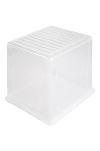 Boîte de rangement Sans BPA - 30 l - Blanc