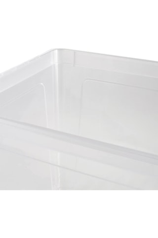 Boîte de rangement Sans BPA - 30 l - Blanc