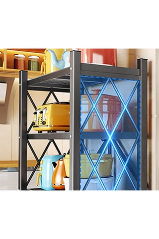 Etagère à roulettes 5 niveaux - 71 x 125 x 34 cm