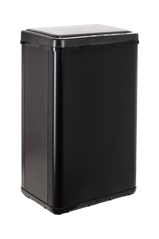 Poubelle intelligente en acier inoxydable - 50 l - 35,5 x 26 x 56 cm
