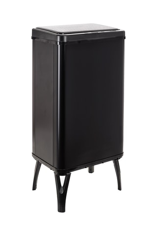 Poubelle intelligente en acier inoxydable - 50 l - 35,5 x 26 x 83,5 cm
