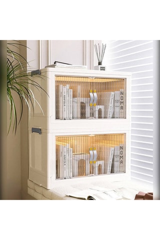 Armoire de rangement à roulettes - 45 x 81 x 27 cm