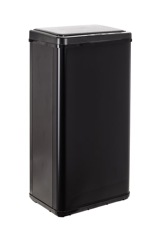 Poubelle intelligente en acier inoxydable - 60 l - 35,5 x 26 x 79,5 cm