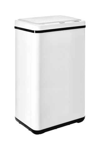Poubelle intelligente en acier inoxydable - 50 l - 35,5 x 26 x 56 cm