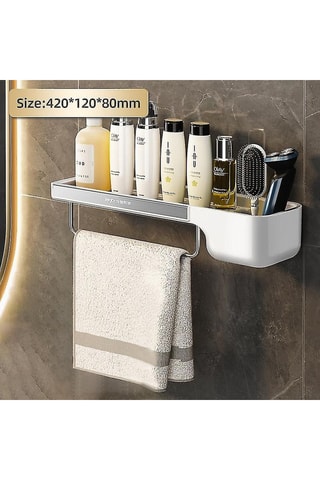 Etagère de douche murale - 42 x 8 x 12 cm