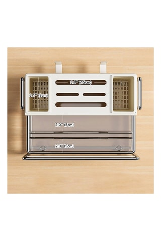 Support multifonction en acier inoxydable - 26 x 14 x 14 cm