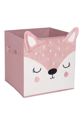 Cube de rangement - 29 x 29 x 29 cm - Rose