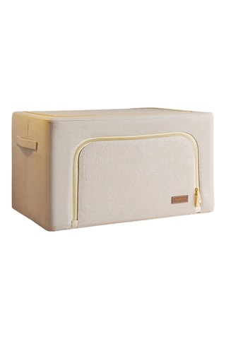 Boîte de rangement - 100 l - Beige