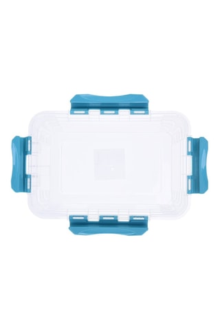 Boîte de rangement à roulettes - 4,2 l - Bleu