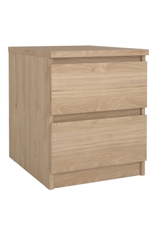 Table de chevet 2 tiroirs - 40,4 x 49,5 x 50 cm