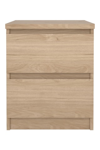 Table de chevet 2 tiroirs - 40,4 x 49,5 x 50 cm