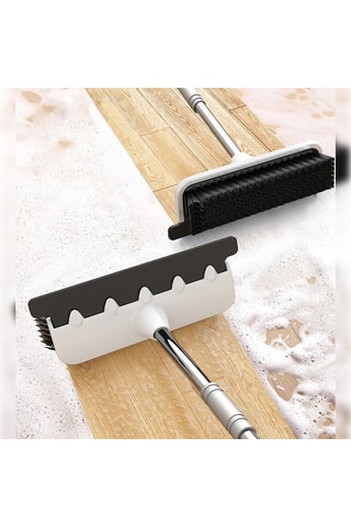 Balai brosse 2-en-1 - 10 x 31 x 128 cm