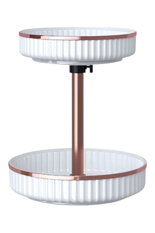 Etagère de rangement 2 niveaux - 30 x 35 x 25 cm