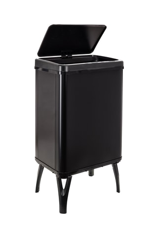 Poubelle intelligente en acier inoxydable - 40 l - 35,5 x 26 x 71,5 cm