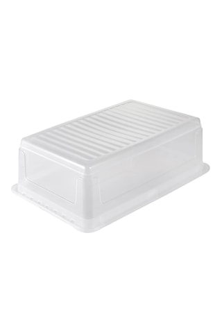 Boîte de rangement Sans BPA - 30 l - Blanc