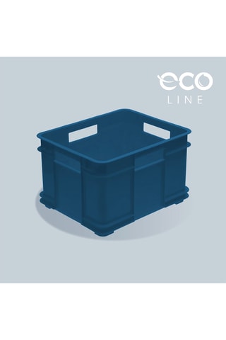 Caisse de rangement - 28 l - Bleu