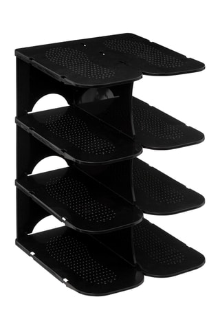 Etagère à chaussures 4 niveaux - 52 x 30 x 20 cm