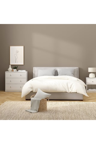 Commode 3 tiroirs en bois - 72,4 x 68,3 x 30,1 cm