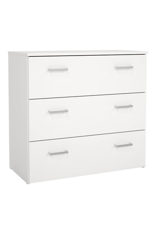 Chiffonnier 3 tiroirs - 74,1 x 69,9 x 35,95 cm