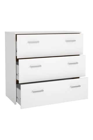 Chiffonnier 3 tiroirs - 74,1 x 69,9 x 35,95 cm