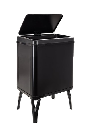 Poubelle intelligente en acier inoxydable - 30 l - 35,5 x 26 x 60 cm