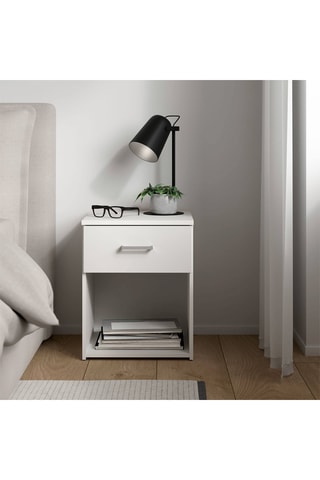 Table de chevet 1 tiroir en bois - 37,6 x 47,5 x 35,95 cm