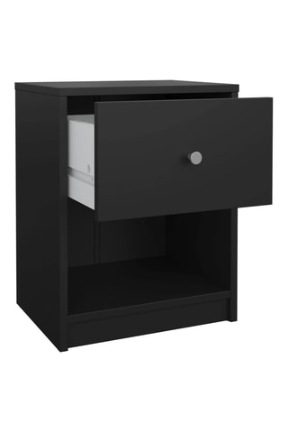 Table de chevet 1 tiroir en bois - 37,9 x 48,4 x 30,1 cm