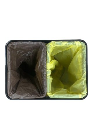 Poubelle intelligente en acier inoxydable - 30 l - 35,5 x 26 x 60 cm