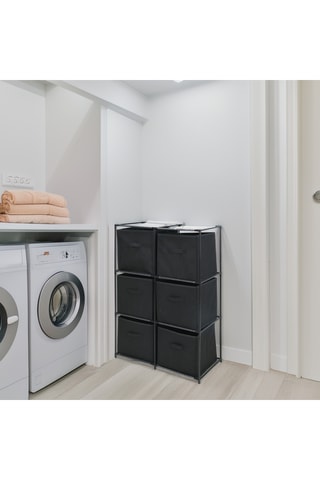 Meuble de rangement 6 étagères - 68 x 102 x 35 cm