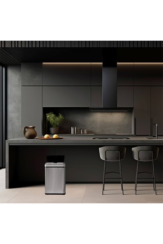 Poubelle de cuisine automatique en acier inoxydable - 30 l