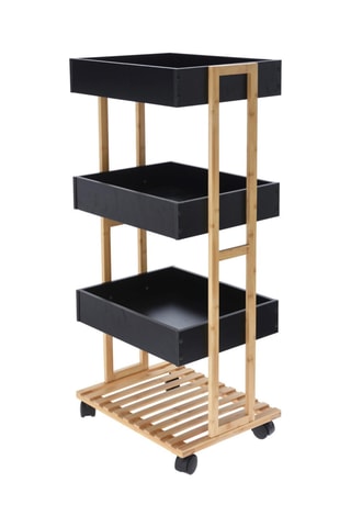Étagère à roulettes - 40 x 87,5 x 30 cm