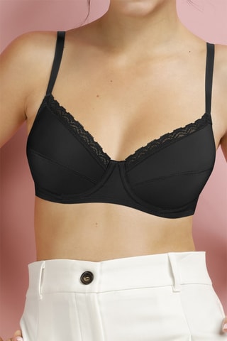 Soutien-gorge Support Line - Noir