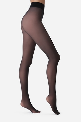 3 collants chaud effet transparent Thermo - 50 deniers - Noir