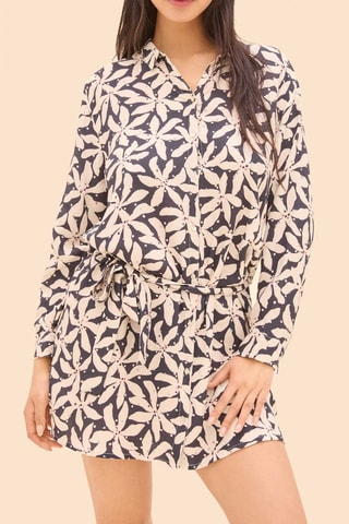 Chemise de nuit Cellulaire - Ecru