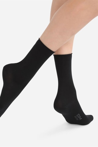 8 paires de chaussettes Duo Modal - Noir
