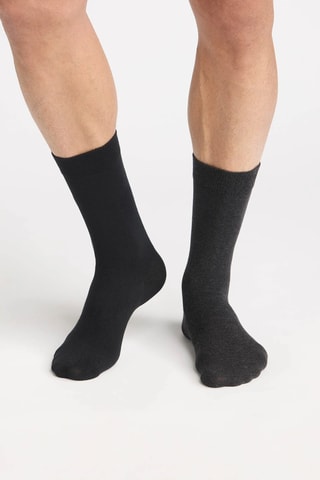 8 paires de chaussettes Le Chaud - Noir
