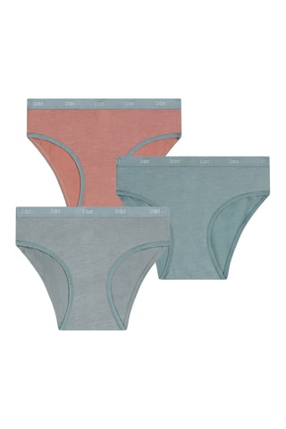 3 culottes Pocket Eco  - Gris et marron