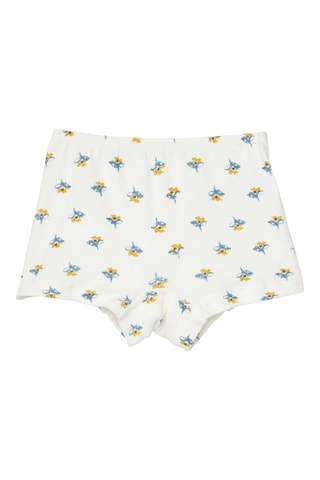Short - Blanc et bleu