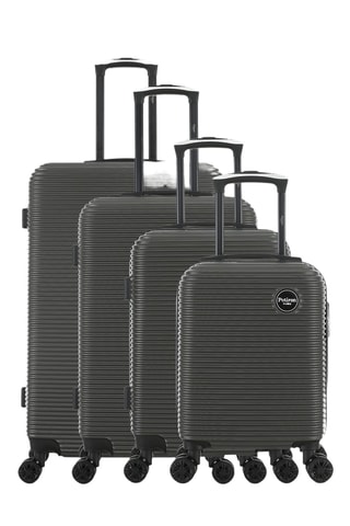 Set de 4 valises Opéra (XS/S/M/L) - 47/57,5/67/76,5 cm - Gris foncé